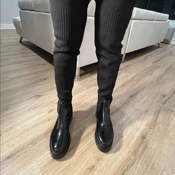 ASOS Knit Thigh High Boots - Picture 2 of 7